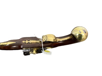 Lot 1005 - Napoleonic French Flintlock blunderbuss pistol