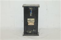 Lot 3420 - Black Cat DIP machine with ½d plastic coloured...