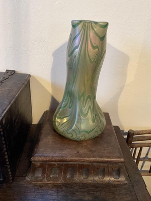 Lot 1599 - Kralec art nouveau glass vase