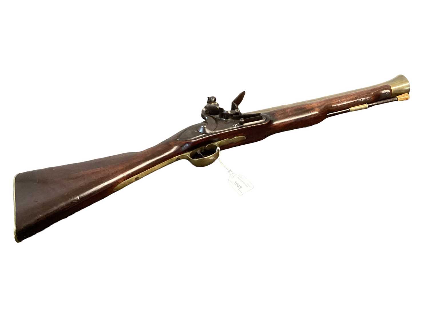 Lot 1003 - Georgian Flintlock blunderbuss