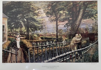 Lot 177 - Carel Weight, signed limited edition print, The Prodigal Son, 250/250, 40cm x 60cm, unframed