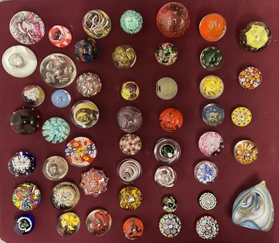 Lot 238 - Collection of glass paperweights to include Caithness, Murano, etc