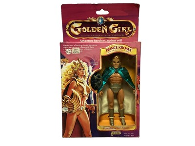 Lot 233 - Galoob (c1984) Golden Girl Prince Kroma action figure, in window box No.3025 (1)