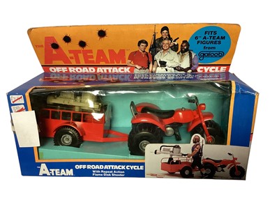 Lot 78 - Galloob (c1983) The A Team off road attack cycle, in window box (damaged to front) No.8513 (1)