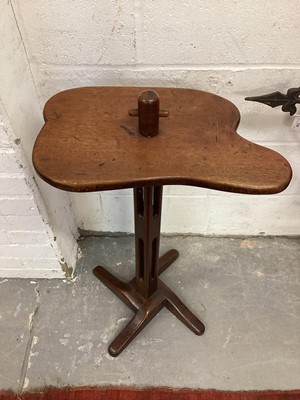 Lot 1690 - Small mahogany arts and crafts wine table