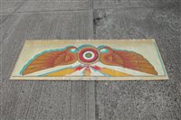 Lot 3442 - Large Fairground sign - Wings (x 3)