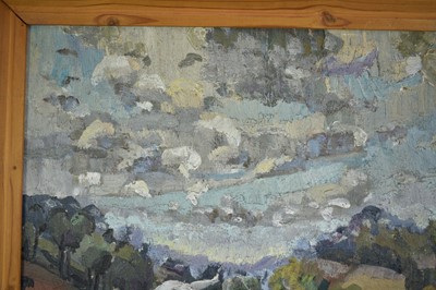 Lot 1713 - *Lucy Harwood (1893-1972) oil on canvas - Seagulls, signed verso