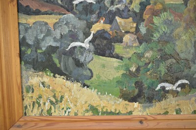 Lot 1713 - *Lucy Harwood (1893-1972) oil on canvas - Seagulls, signed verso