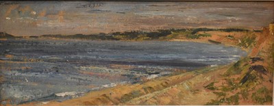 Lot 732 - Constance Nash (1921-2015) oil on board - Christchurch Bay