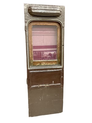 Lot 1746 - Great Eastern Railway, first class carriage door, from coach No. 148F which was withdrawn from service in 1914