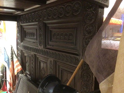 Lot 1749 - Late 17th century oak four poster bed