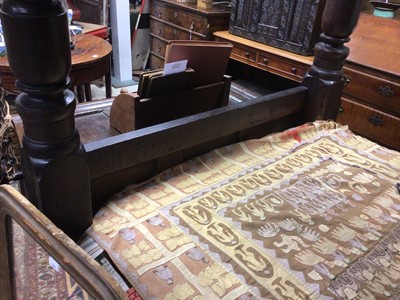 Lot 1749 - Late 17th century oak four poster bed