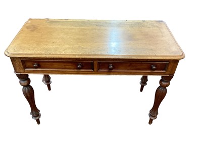 Lot 1754 - Late Regency mahogany writing table