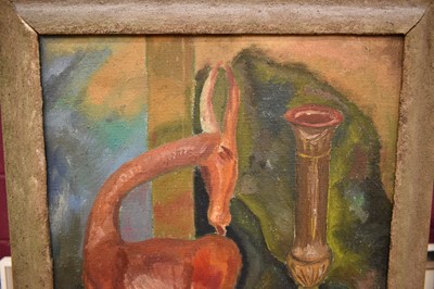 Lot 1764 - Stoner Monk (b.1930), aka Robert Davey, oil on board - Still life