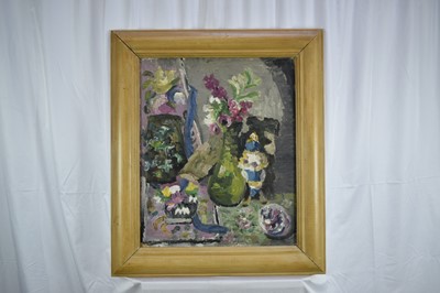 Lot 1768 - *Lucy Harwood (1893-1972) oil on canvas - Still life