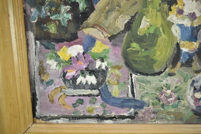 Lot 1768 - *Lucy Harwood (1893-1972) oil on canvas - Still life