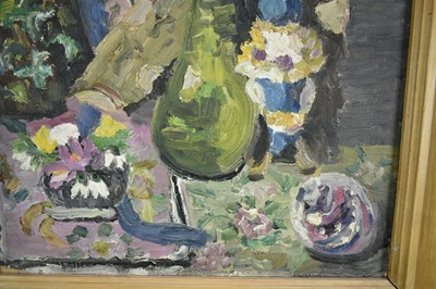 Lot 1768 - *Lucy Harwood (1893-1972) oil on canvas - Still life