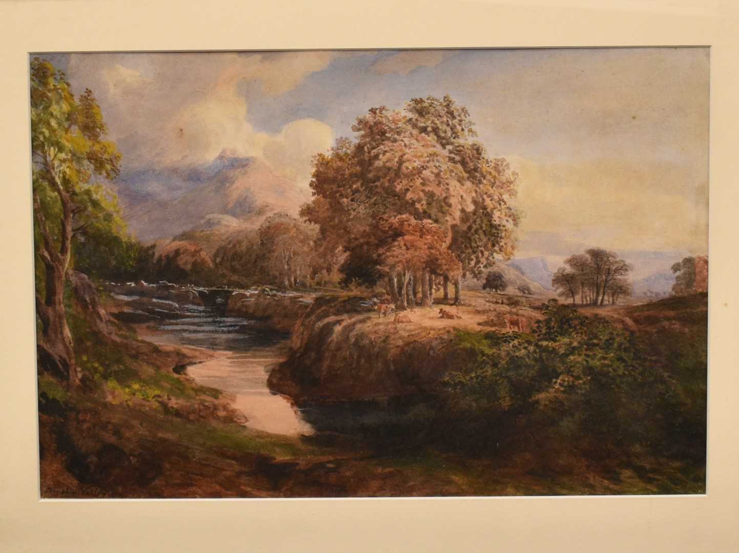 Lot 1775 - Cornelius Varley (1781-1873), watercolour, landscape, signed