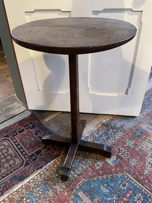 Lot 1781 - Georgian primitive fruitwood occasional table