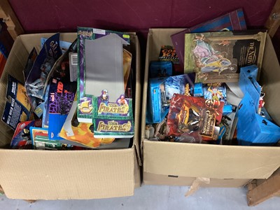 Lot 636 - Large selection of action figures including Harry Potter, Pirates of the Caribbean and many other characters (4 boxes)
