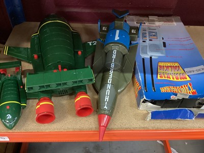 Lot 648 - Thunderbirds models and Walkie Talkie (4)