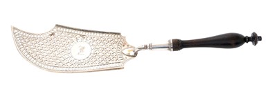 Lot 357 - French silver fish slice