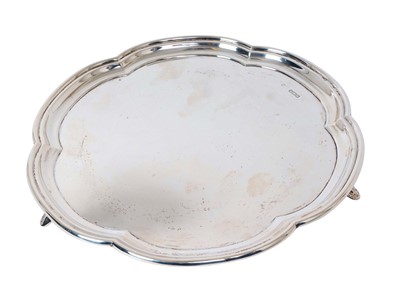 Lot 360 - Silver salver