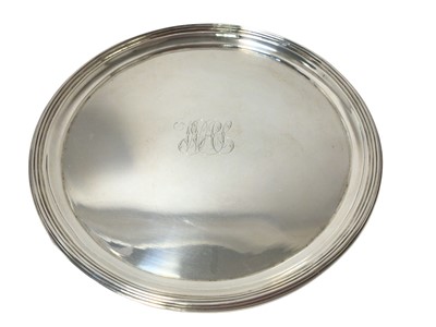 Lot 362 - George III silver salver