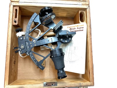 Lot 833 - Nazi German naval sextant in box