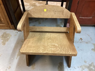 Lot 1414 - Art Deco shaped child's chair