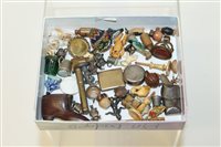 Lot 3563 - Collection of cold-painted bronze miniature...