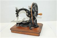 Lot 3564 - Late 19th century Willcox & Gibbs sewing machine