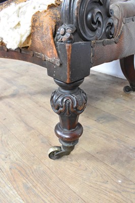 Lot 1310 - George IV library chair