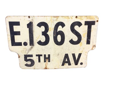 Lot 79 - New York 5th Avenue street sign, 56cm wide