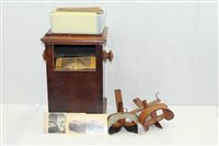 Lot 3613 - Large Victorian revolving stereoscoPictures...