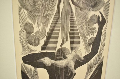 Lot 1154 - *Blair Hughes-Stanton (1902-1981) signed limited edition woodcut - The Bride, 8/12 dated '52, 21cm x 14cm, with two further prints