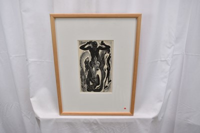 Lot 1154 - *Blair Hughes-Stanton (1902-1981) signed limited edition woodcut - The Bride, 8/12 dated '52, 21cm x 14cm, with two further prints