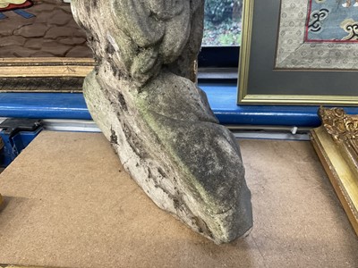 Lot 954 - Antique marble bust of Shakespeare