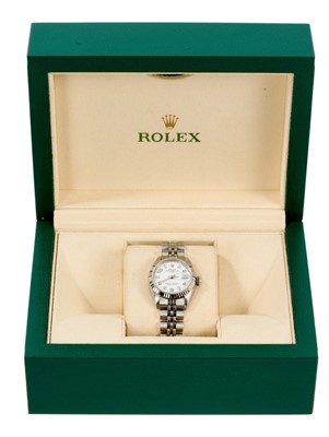 Lot 723 - Ladies Rolex Oyster Perpetual stainless steel wristwatch in box