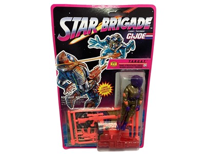 Lot 147 - Hasbro (c1993) Star Brigade GI Joe High Tech Astronaut Fighter T.A.R.G.A.T. 3 1/2" action figure with accessories, on punched card with bubblepack No.81106 (1)