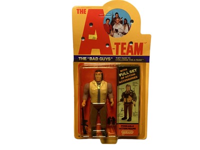 Lot 83 - Galoob (c1983) the "A "Team Bad Guys Rattler 6" action figure with accessories, on card with bubblepack No.8519 (1)