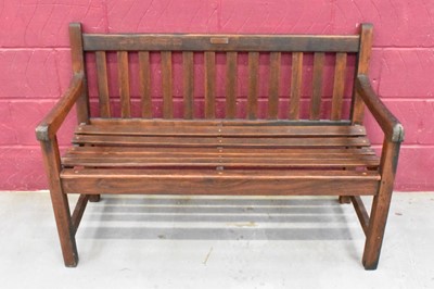 Lot 1383 - Garden Bench constructed from the Timbers of HMS Terrible