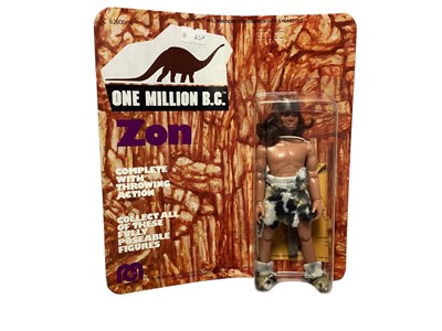 Lot 231 - Mego Corps (c1977) One Million B.C. Zon 6" action figure caveman, on unpunched card with bubblepack (1)