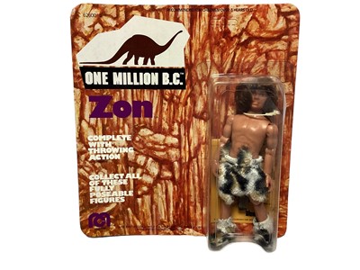 Lot 232 - Mego Corps (c1977) One Million B.C. Zon 6" action figure caveman, on unpunched card with bubblepack (1)