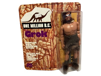 Lot 227 - Mego Corps (c1977) One Million B.C. Grok action figure caveman, on unpunched card with bubblepack (1)