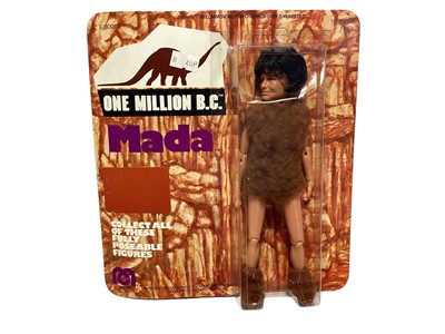 Lot 228 - Mego Corps (c1977) One Million B.C. Mada action figure cavewoman, on unpunched card with bubblepack (1)