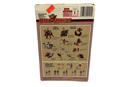 Lot 328 - Tyco (c1987) Dino Riders Termite & Boldar 3" action figures, on card (sellotape mark to front graphics) with bubble pack (1)