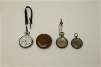 Lot 3522 - Victorian Silverer cased fob Watches (London...