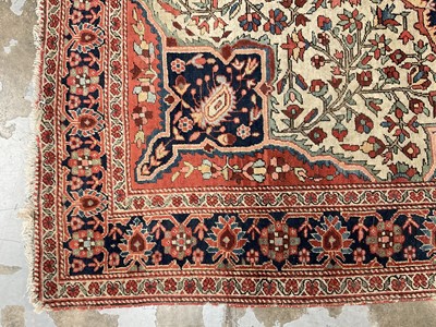 Lot 1539 - Antique Persian rug and three others