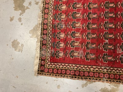 Lot 1539 - Antique Persian rug and three others